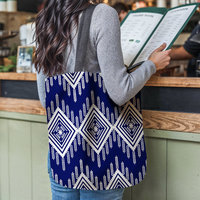 Tribal Pattern Woven Tapestry Bag
