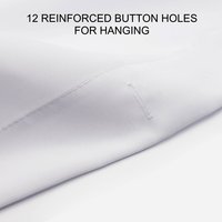shower curtain button hole top