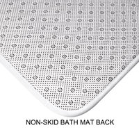 non-slip bath mat back