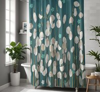 Lunaria Plant Shower Curtain
