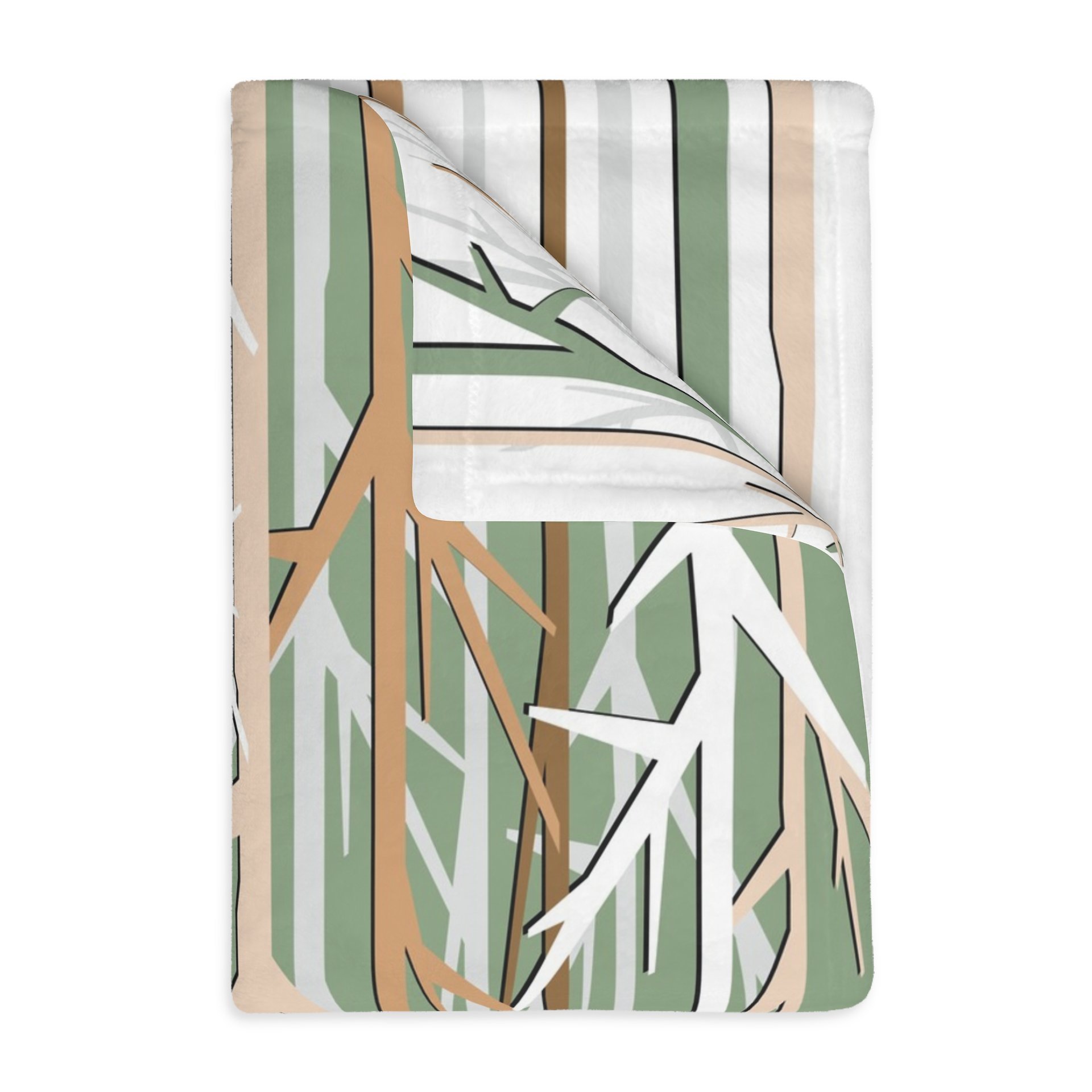 reversible blanket folded