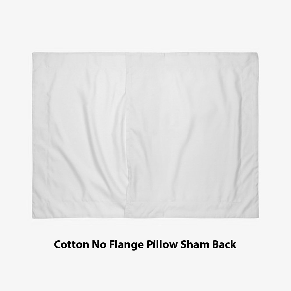 Cotton Pillow Sham Back Color