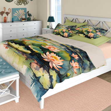 Water Lily Bedding Set
