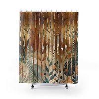 Modern Cottagecore Shower Curtain