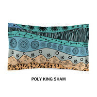 Colorful African Art Bedding, Cotton or Poly