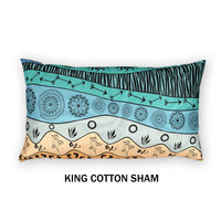King cotton sham
