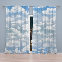Nordic sky Rod Pocket Panels