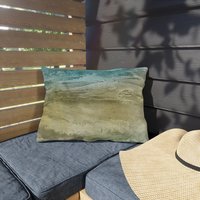 Sandy Beach Outdoor Lumbar Pillow