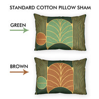 Forest Green Art Deco Bedding, Poly or Cotton Comforter or Duvet Cover, Pillow Shams
