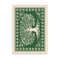 Celtic Tree of Life Rug, Indoor Outdoor