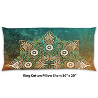 Mandala Comforter or Duvet Cover Bedding, Cotton or Poly