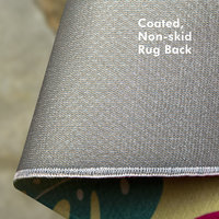 Rug coated back view