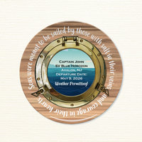 Personalized Retirement Gift Plate for a Sailor
