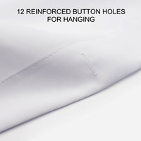Reinforced button hole top