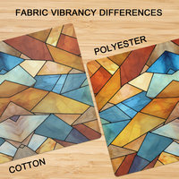 Southwestern Stained Glass Eagle Placemat fabric differences from MWWondemand