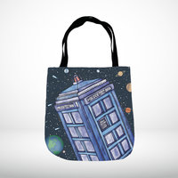 Tardis Woven Tote Bag