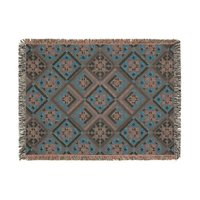 woven blanket back side