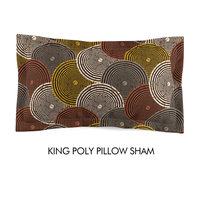 African Wax Print pillow sham