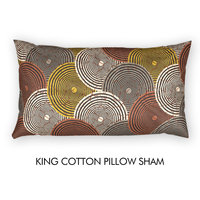 African Wax Print pillow sham