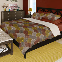 African Wax Print, Boho Geometric Duvet cover set, Cotton or Poly