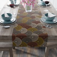 African Wax Print table runner
