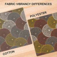 African Wax Print Placemat fabric differences