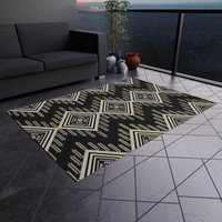 Balcony ethnic pattern rug