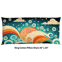 Nautical Folk Art Bedding, Cotton or Poly