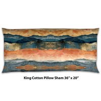 Abstract Stripes Boho Bedding, Cotton or Poly