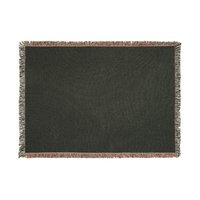 Woven blanket back side