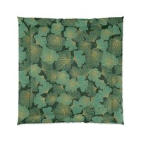 Green and Gold Asian Leaf Bedding