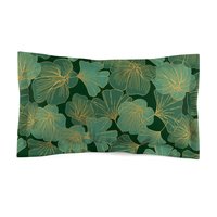 Green and Gold Asian Leaf Bedding