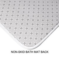 non-skid bath mat back