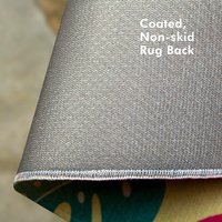 non-skid coated rug back