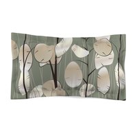 Money Plant king pillow sham