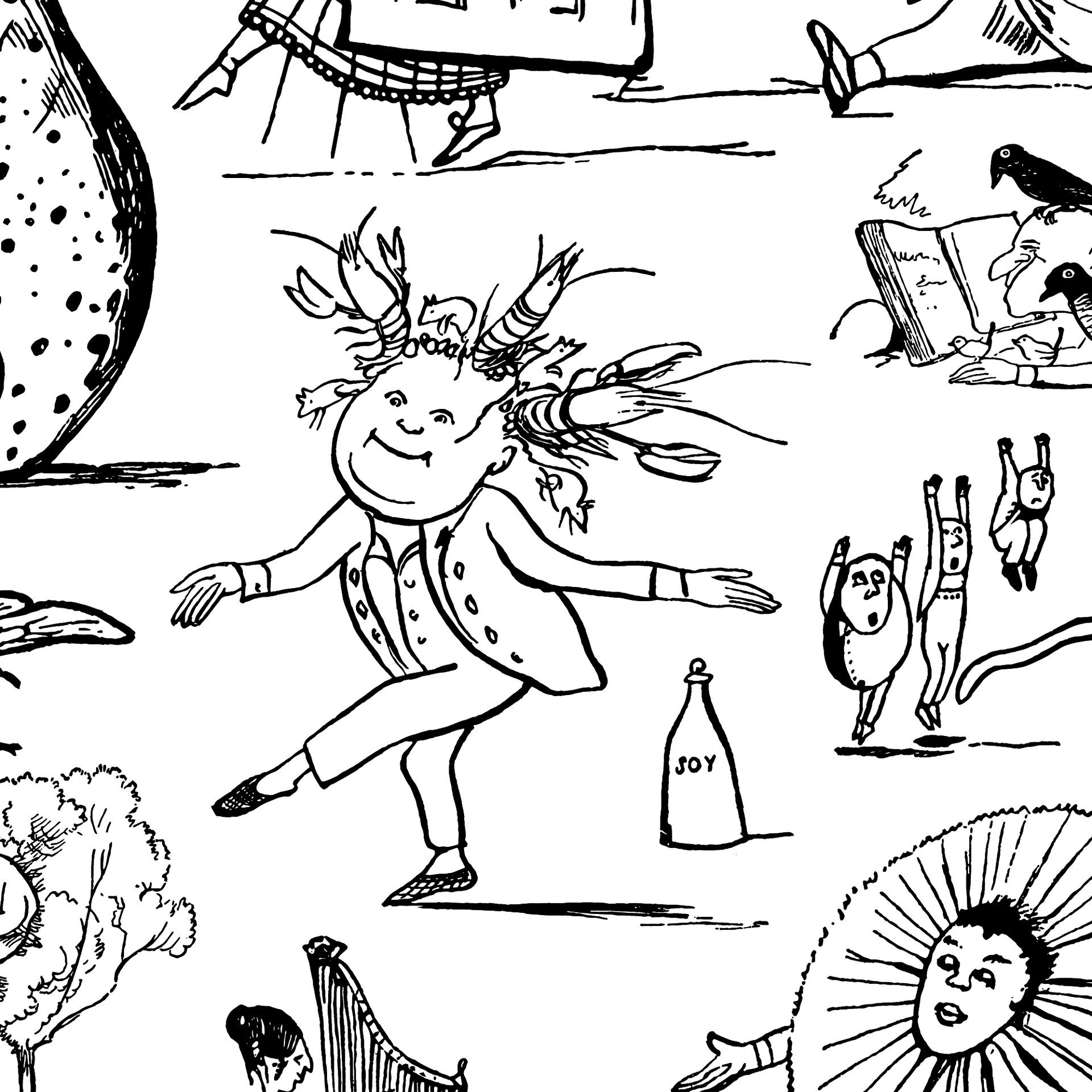 Edward Lear illustrations