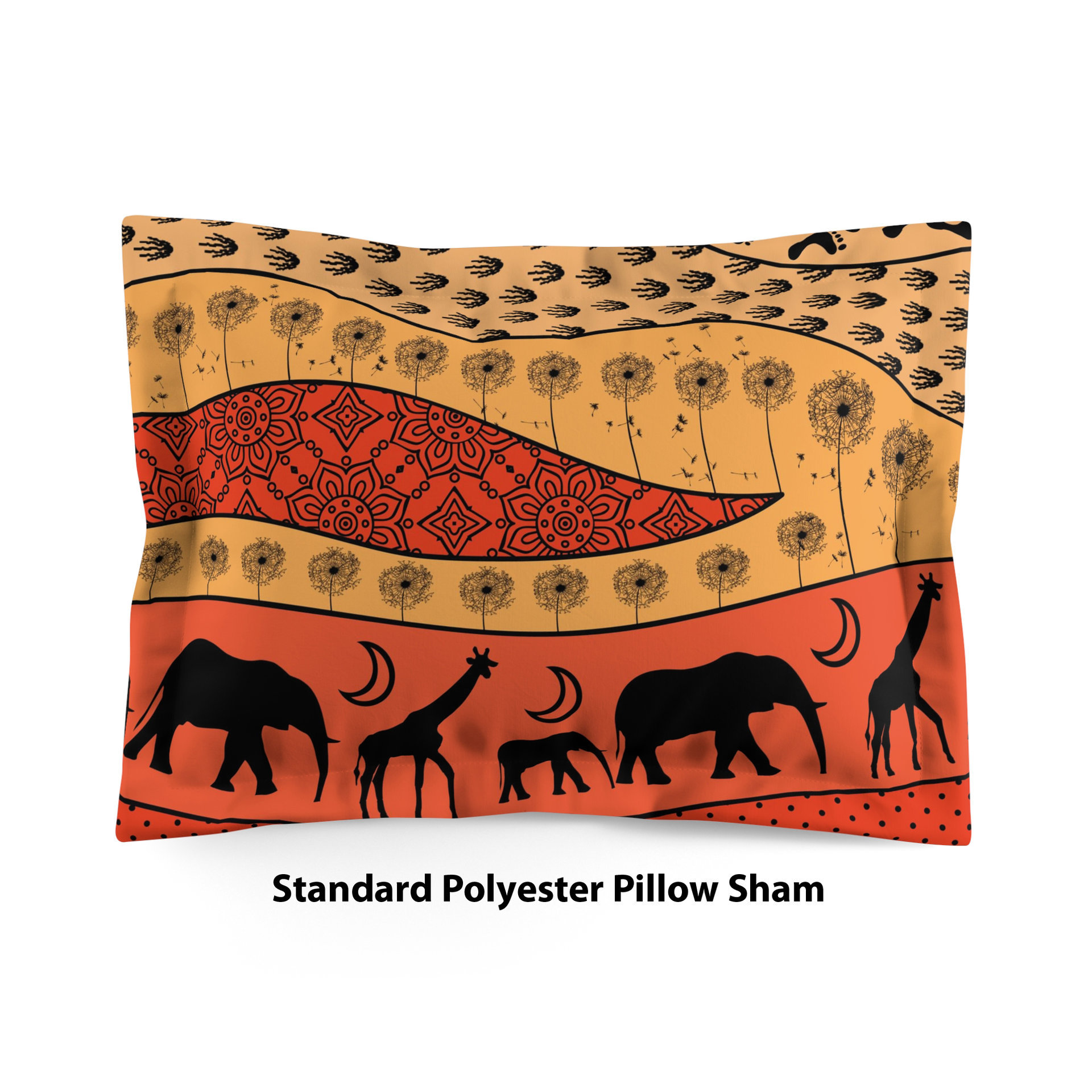 Colorful African Art Bedding, Cotton or Poly