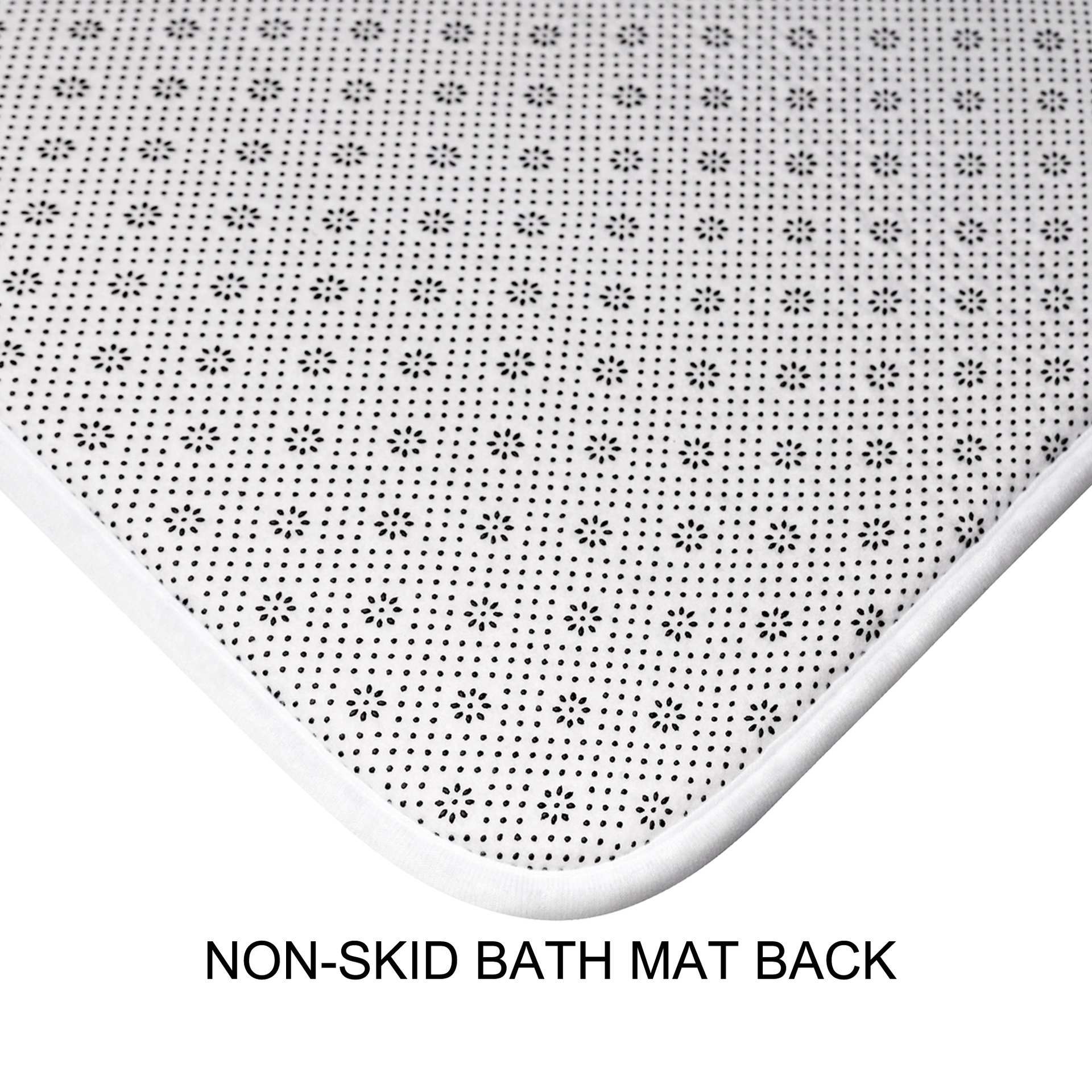 Microfiber Bath Mat back side