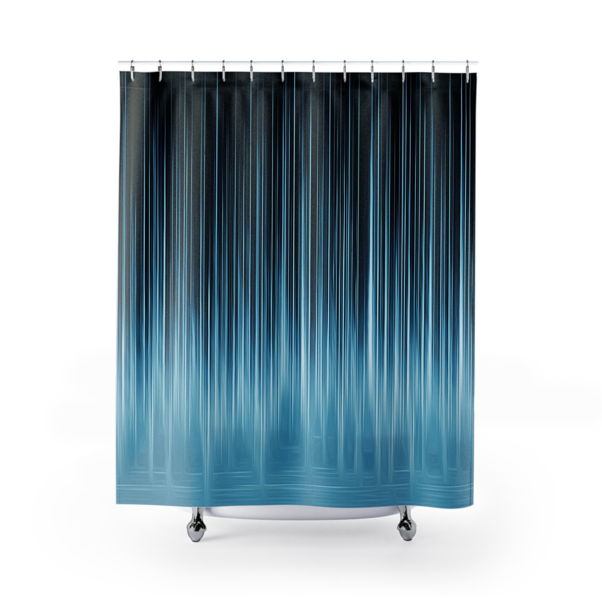 Ombré Waterfall Shower Curtain