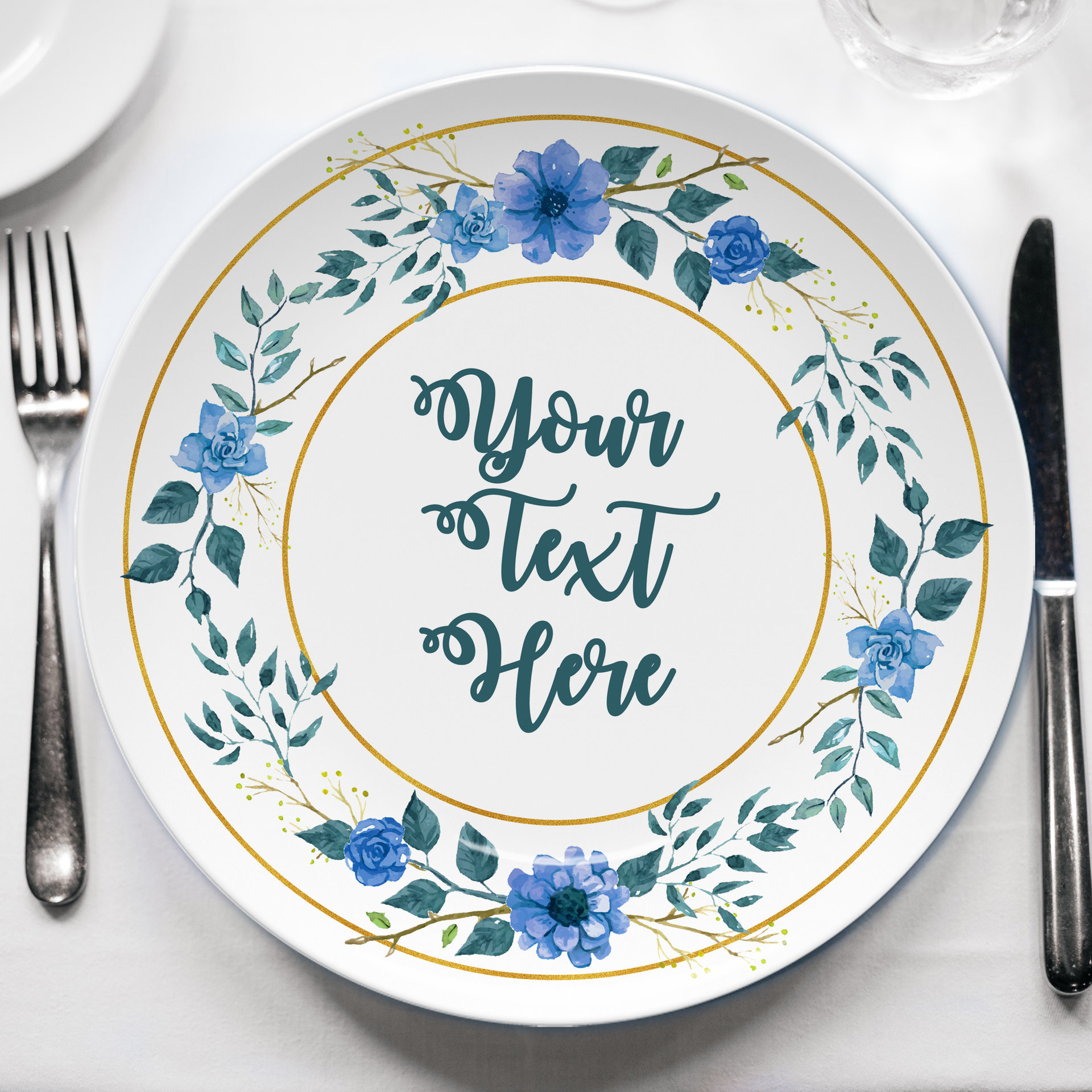 Personalized Wedding Anniversary Gift Plate