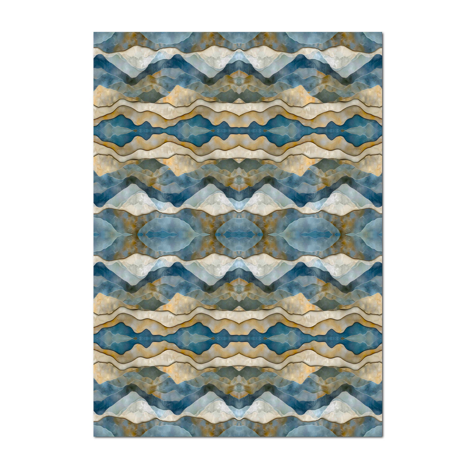 Wavy Stripes Area Rug — Indoor or Outdoor