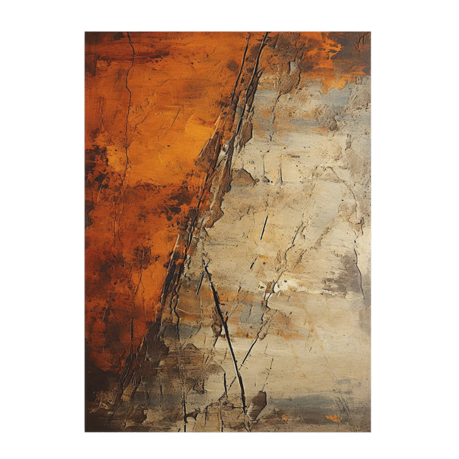 Flaking Paint Textured Rug – Indoor Outdoor