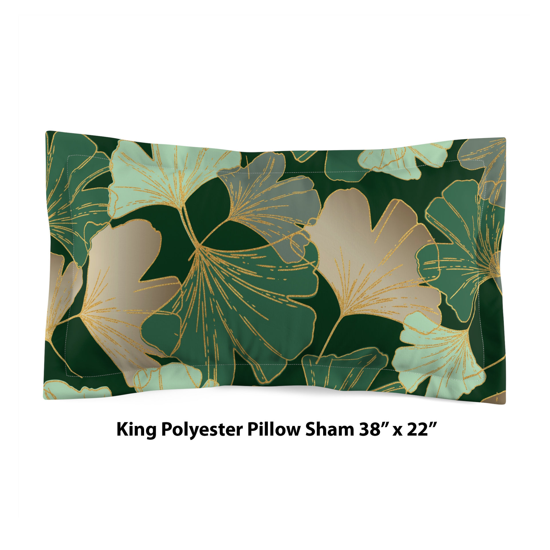 Ginkgo Leaf Bedding, Cotton or Poly