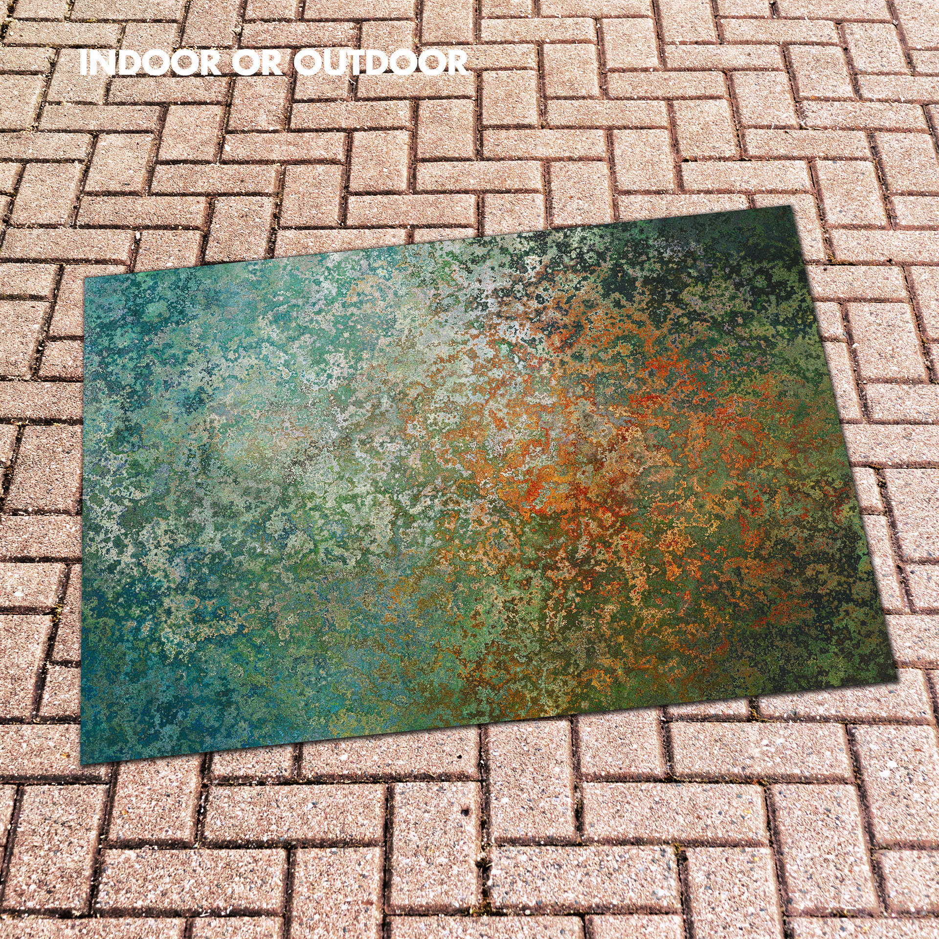Patio small rug.