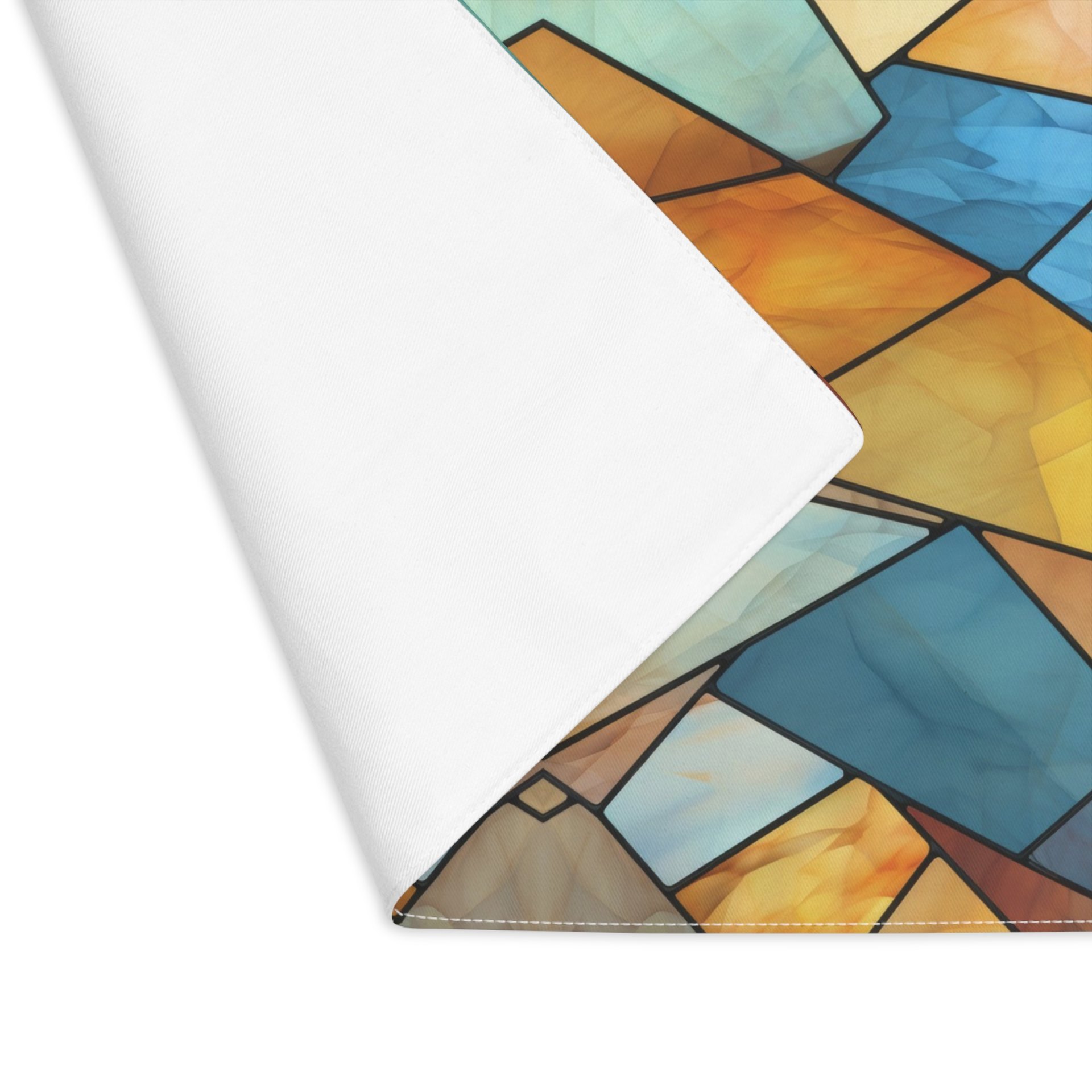 Southwestern Stained Glass Eagle Placemats back