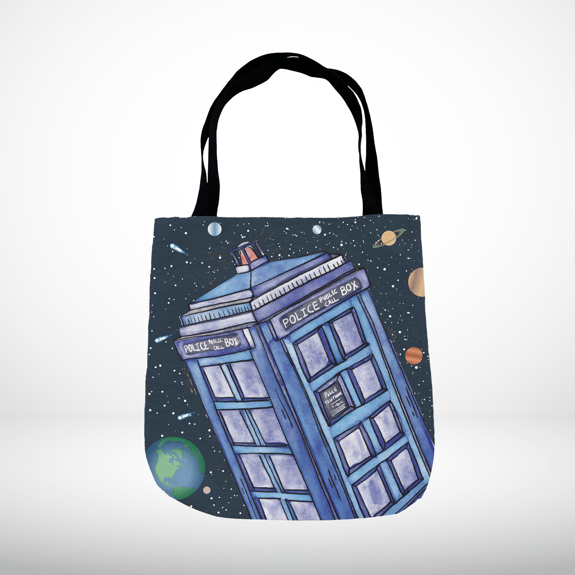 Tardis Woven Tote Bag