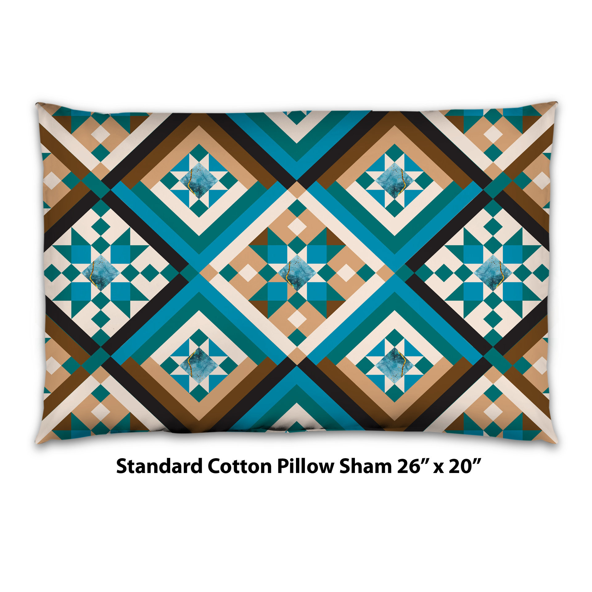 Southwestern Diamond Pattern Bedding, Cotton or Poly