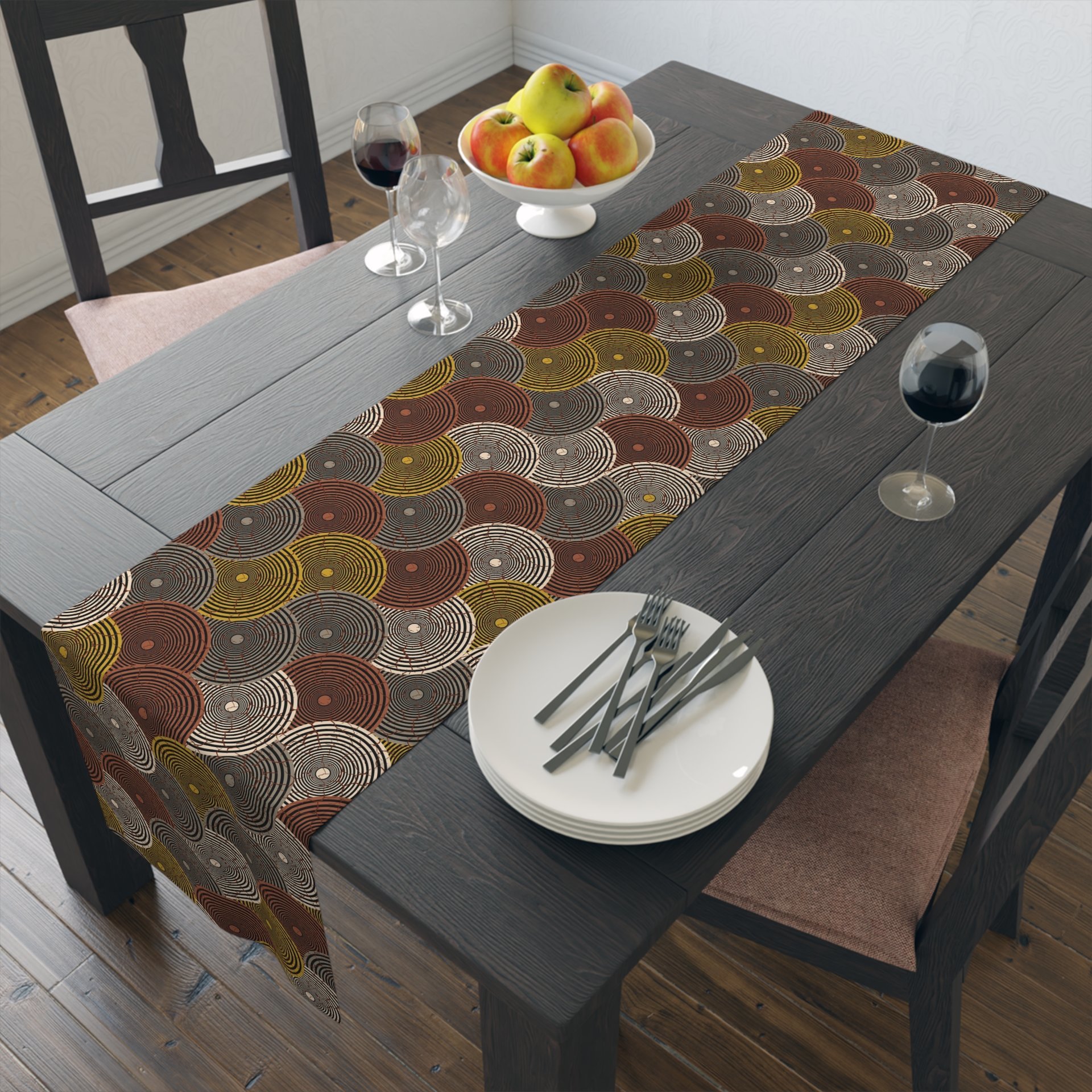African Wax Print table runner