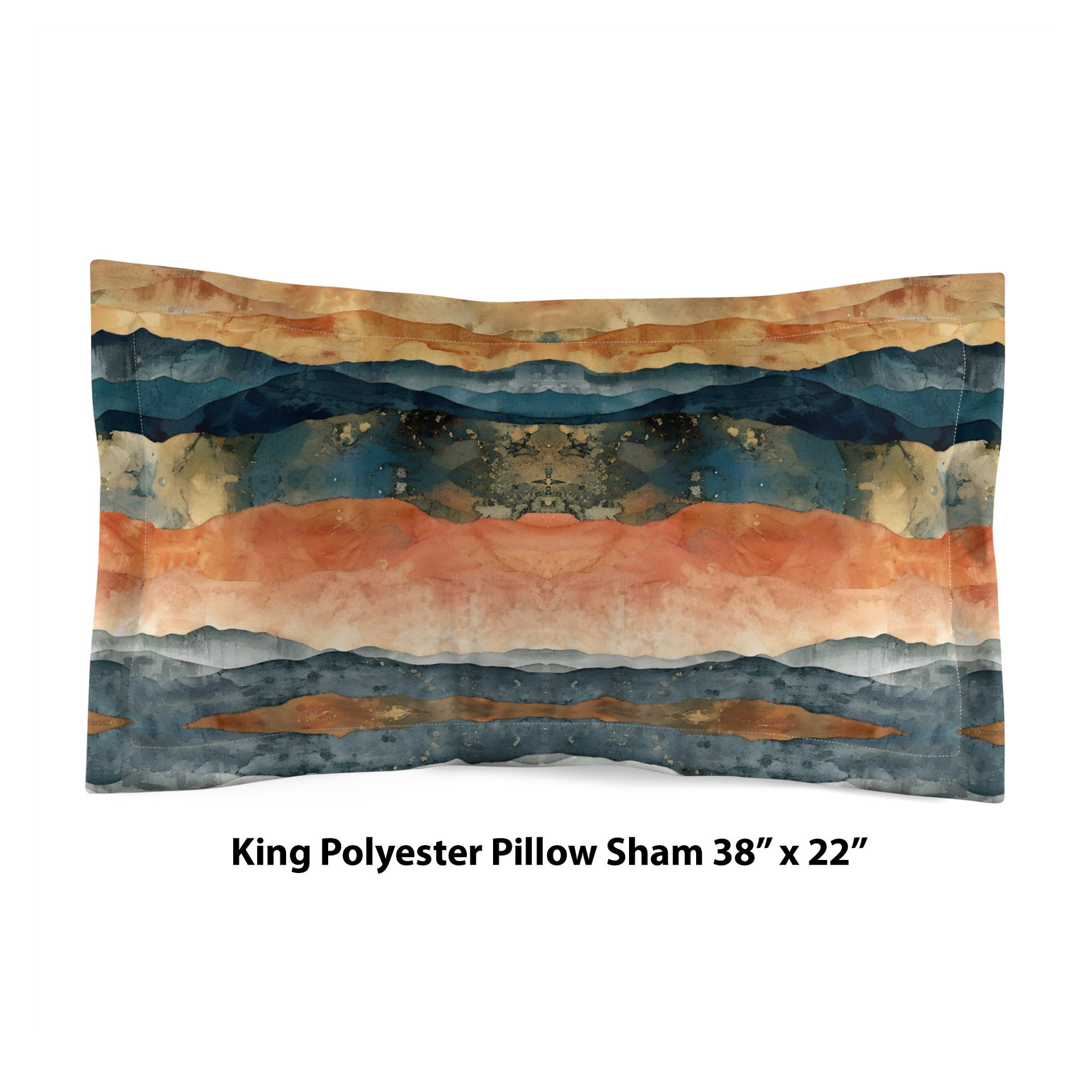 Abstract Stripes Boho Bedding, Cotton or Poly