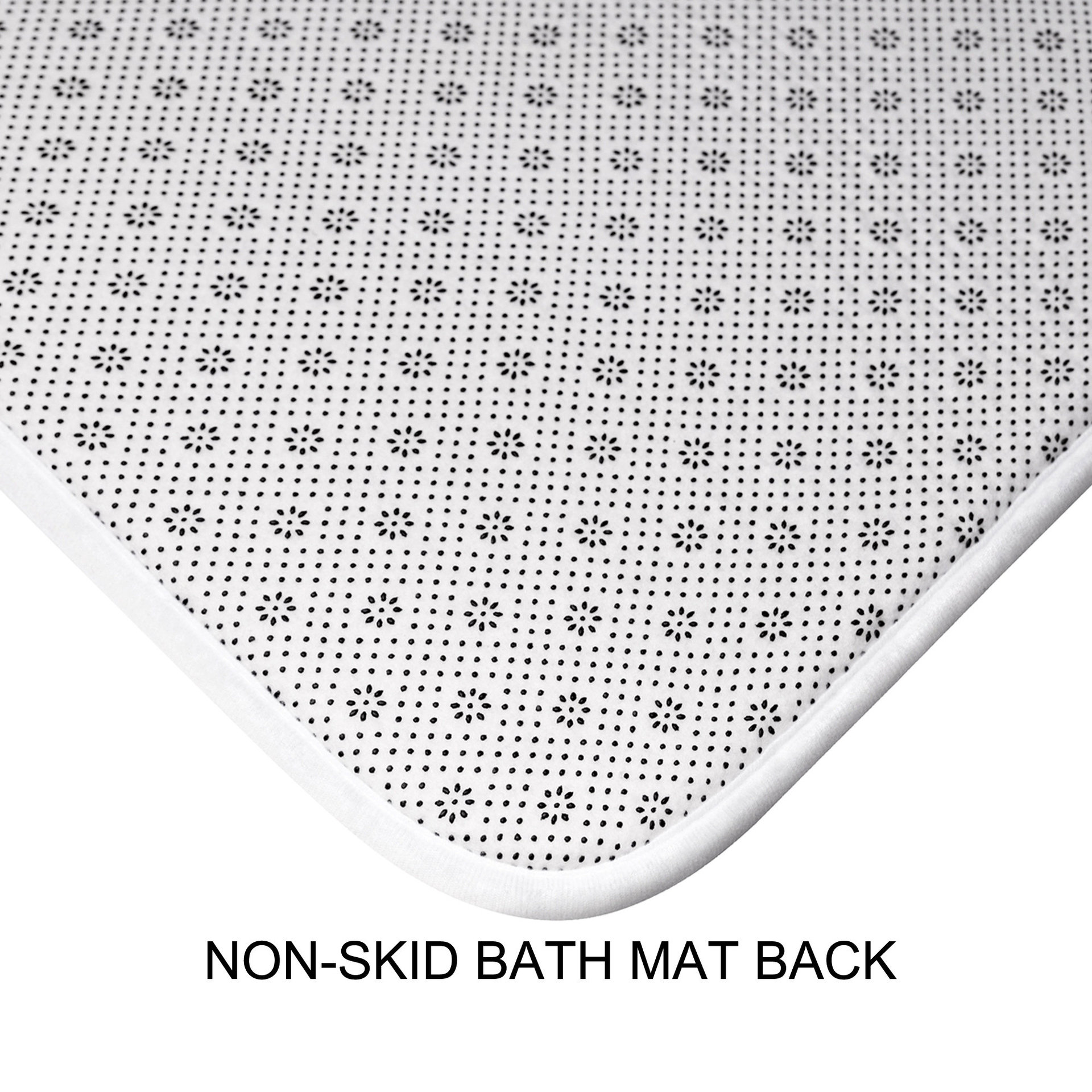 bath mat non-skid back